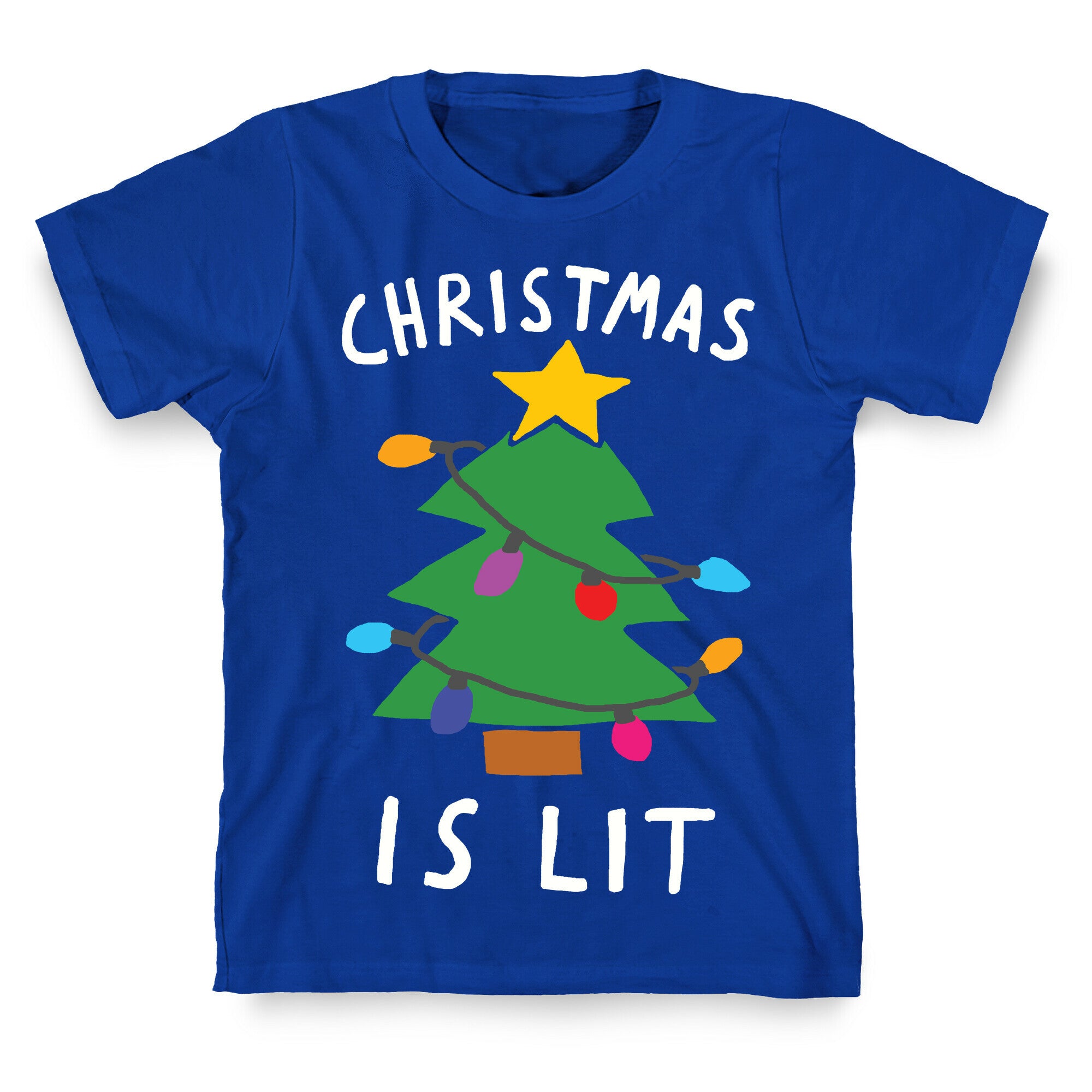 Christmas Is Lit  T-Shirt